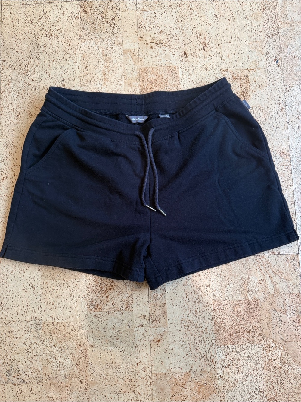 Eddie Bauer Black Women's Drawstring Athletic Shorts